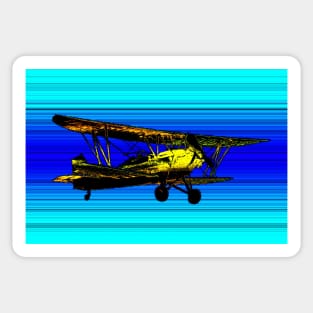 Blue sky flying Sticker